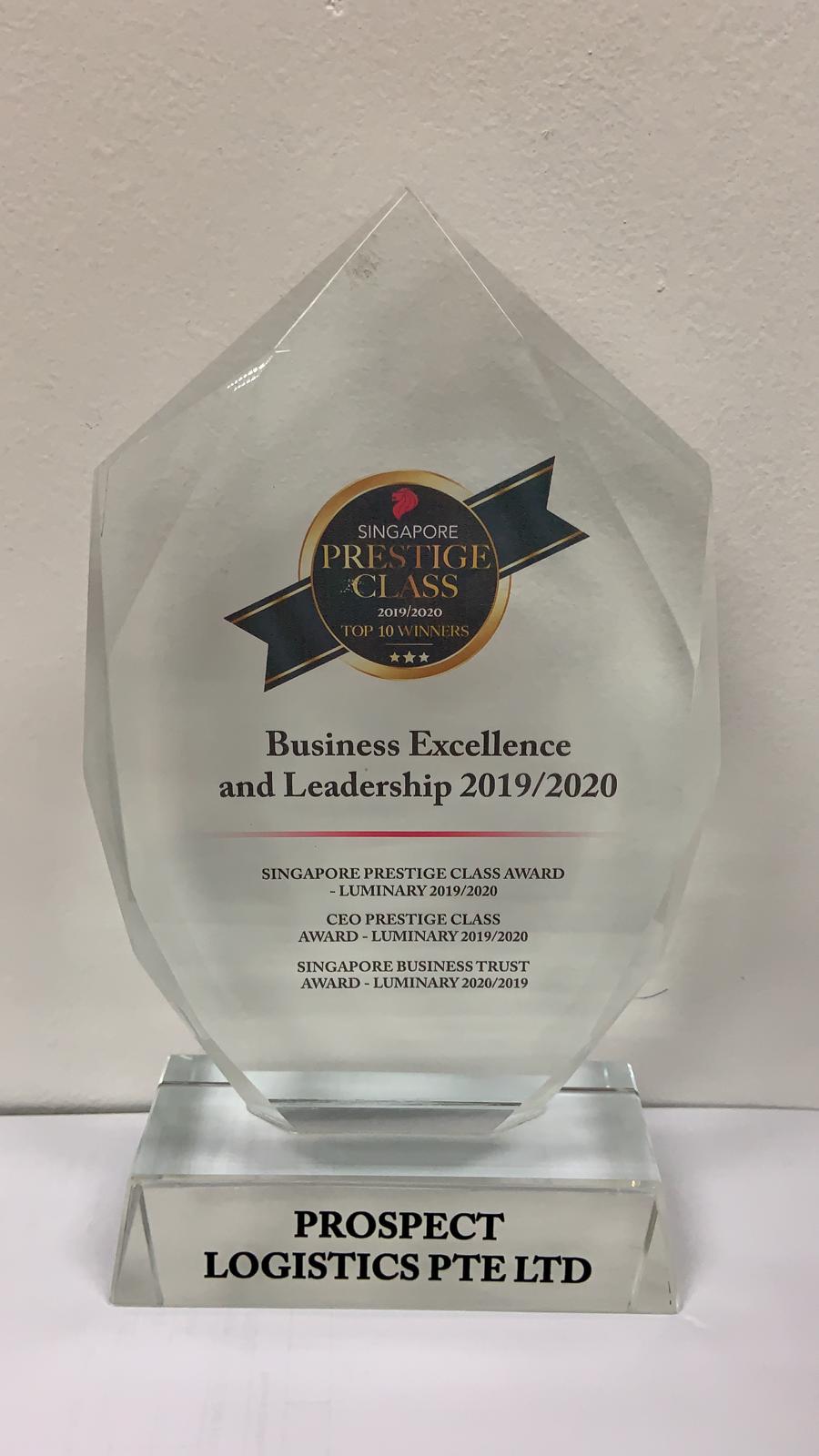 Business Exellence and Leadership Award