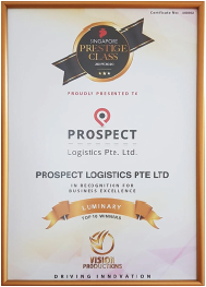 Prospect Logistics Pte Ltd Award