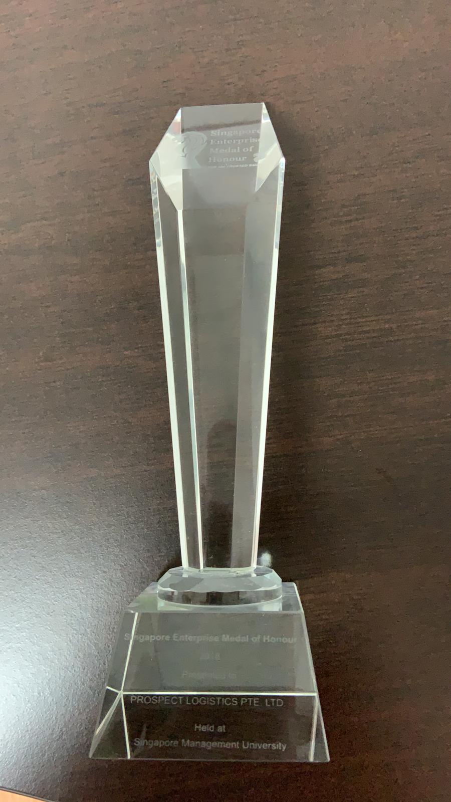 Singapore Enterprise Medal of Honour Award Prospect Logistics